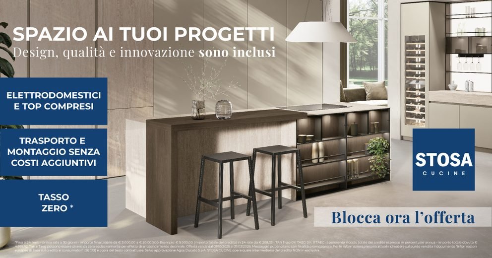 Promozione Stosa: Spazio ai tuoi progetti